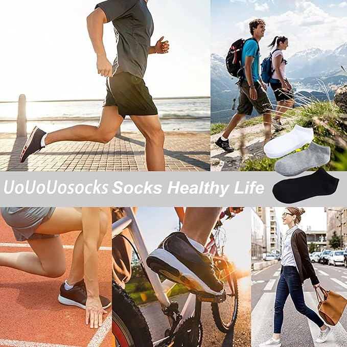 14 Pairs Low Cut Ankle Socks for Men/Women Thin Athletic Sock Pack Socks image 2