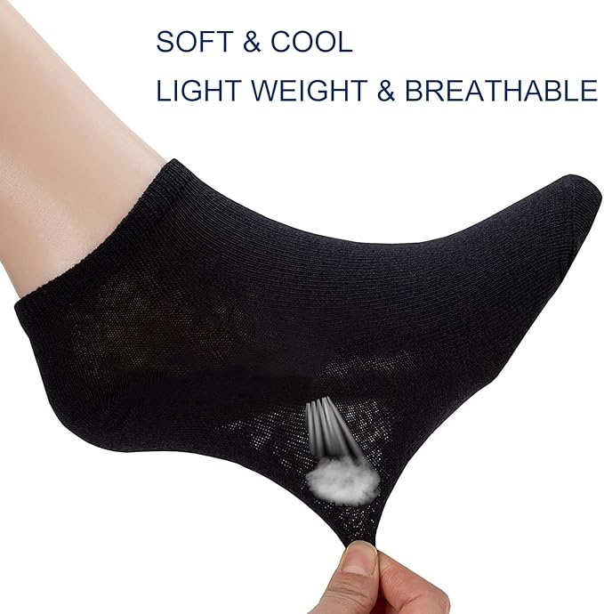14 Pairs Low Cut Ankle Socks for Men/Women Thin Athletic Sock Pack Socks image 4