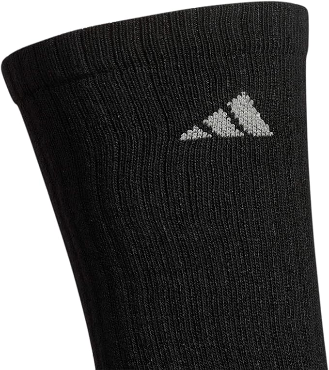 adidas Men's Athletic Cushioned Crew Socks (6 Pairs) Durable & Comfortable image 3