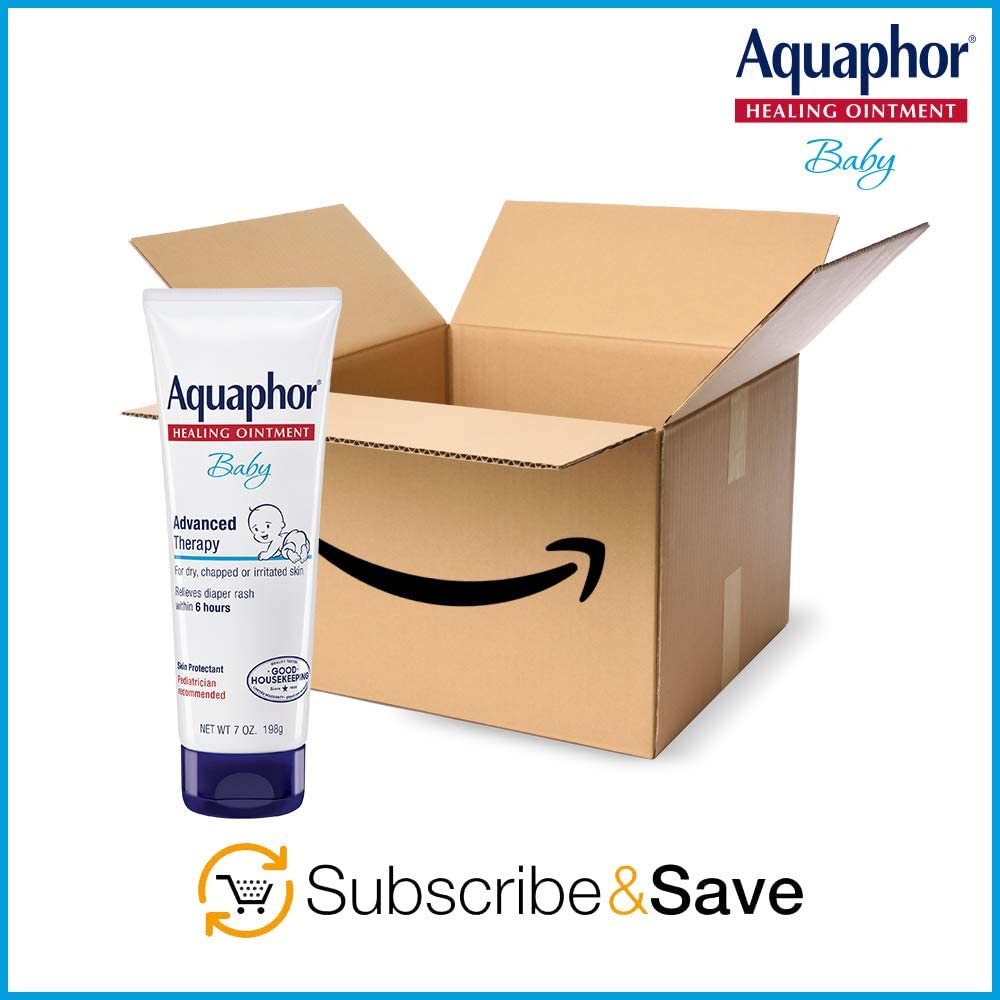 Aquaphor Baby Healing Ointment Advanced Therapy Skin Protectant, Dry Skin and Diaper Rash Ointment, 7 Oz Tube image 7