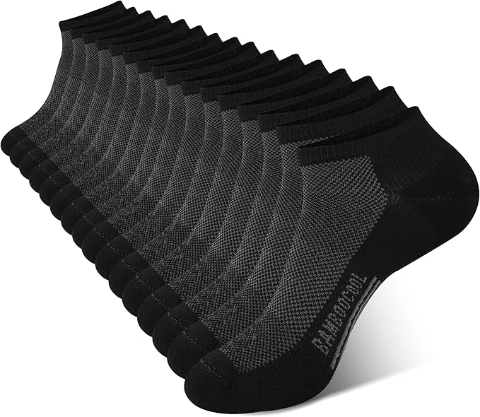 BAMBOO COOL Men's Athletic Ankle Socks