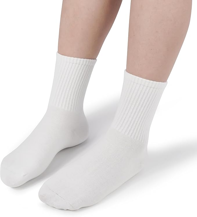 BomKinta Women Casual Calf Socks - Cute Cotton Crew Socks - Soft Above Ankle Sock Gifts 6 Pairs Size 5-10 image 6