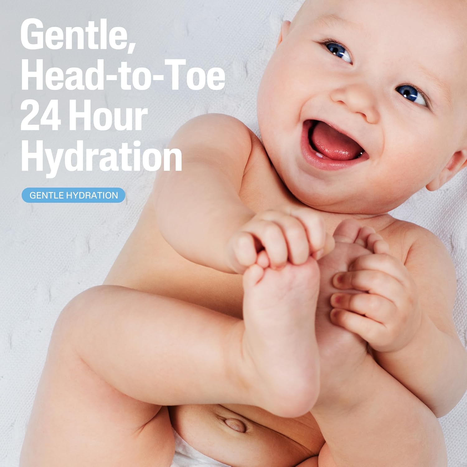Cetaphil Baby Wash & Shampoo Plus Body Lotion, Healthy Skin Essentials, Head to Toe Hydration for up to 24 Hours, for Delicate, Sensitive Skin, 2-Pack,White image 2