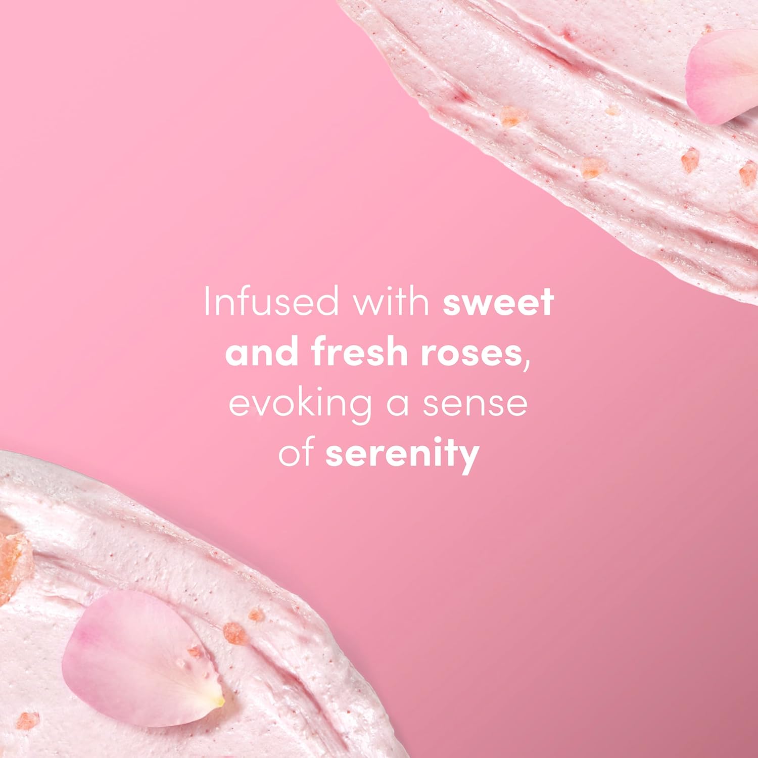 Dove Himalayan Salt & Rose Oil Body Scrub Exfoliates and Deeply Nourishes for Smooth, Radiant Skin 15 oz image 5