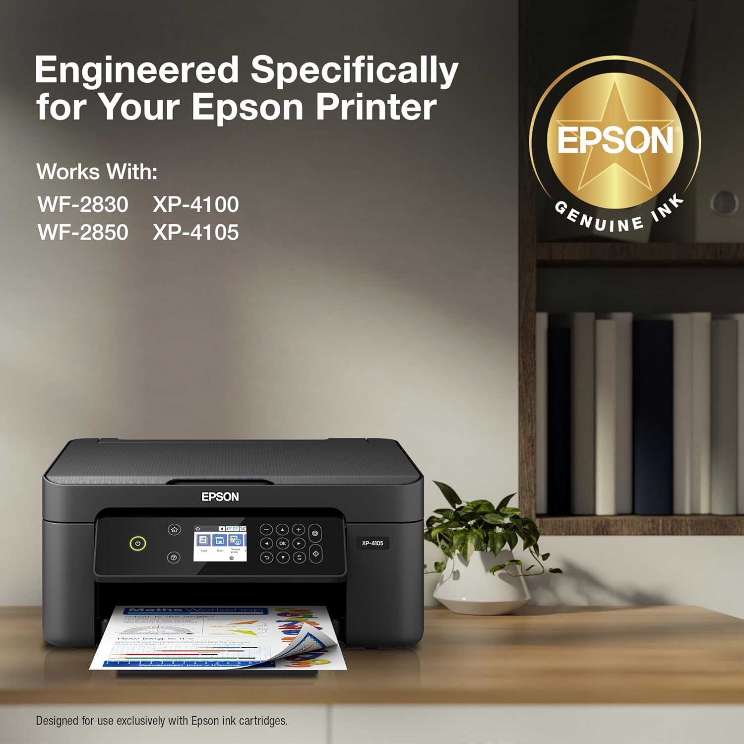 EPSON 212 Claria Ink Standard Capacity Black & Color Cartridge Combo Pack (T212120-BCS) image 3