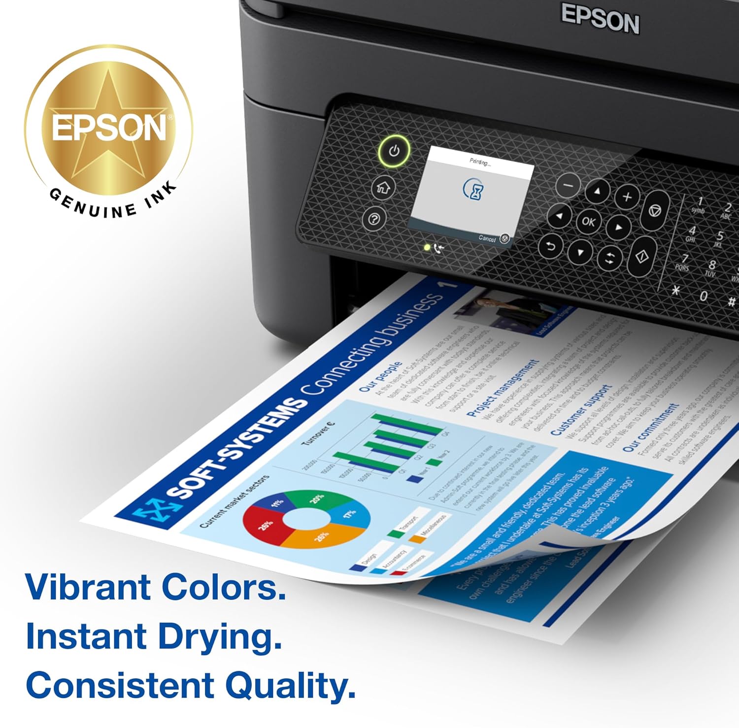EPSON 232 Claria Ink High Capacity Black & Standard Color Cartridge Combo Pack (T232XL-BCS) image 4
