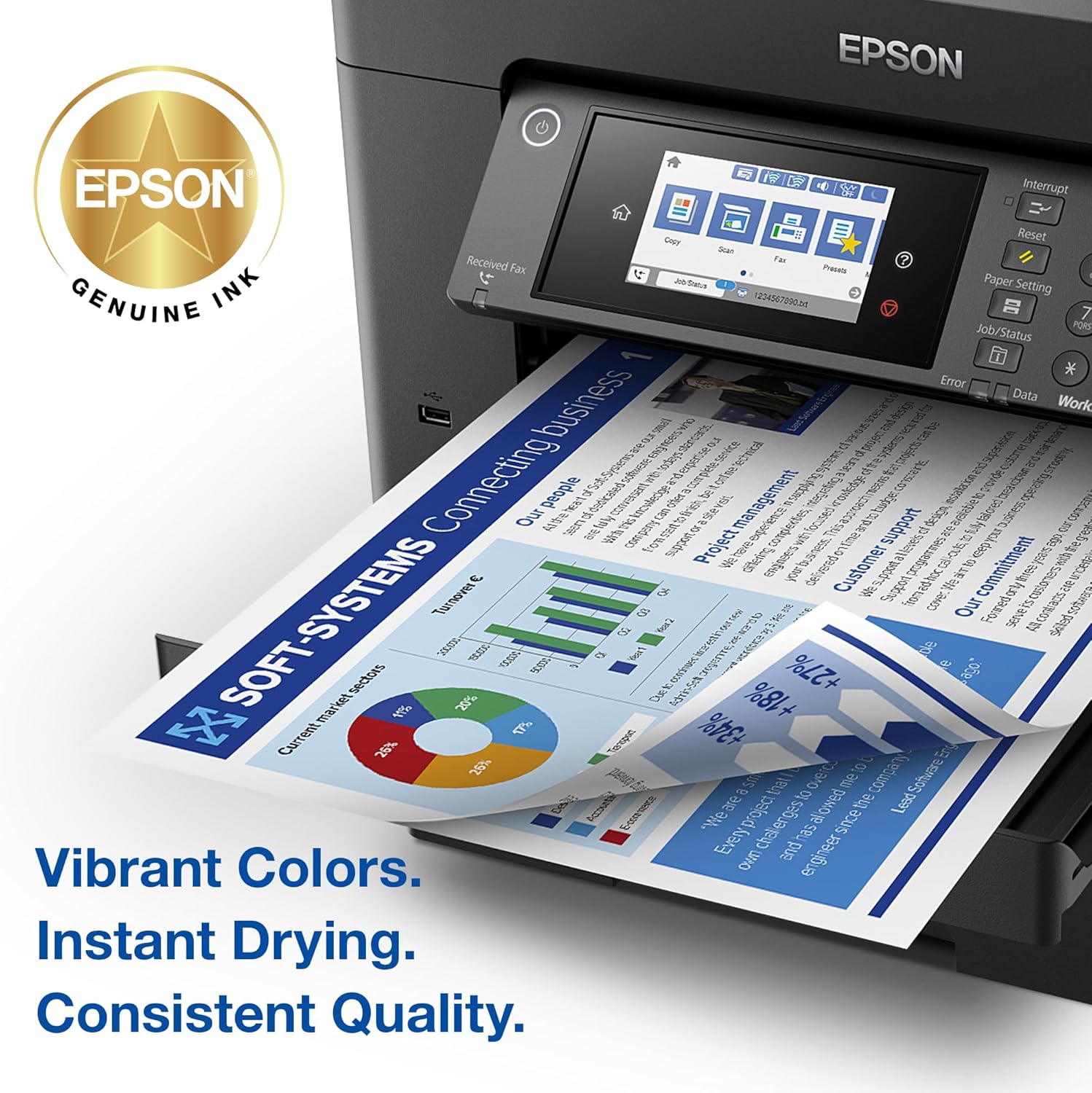 EPSON 812 DURABrite Ultra Ink High Capacity Black & Standard Color Cartridge Combo Pack (T812XL-BCS) image 4
