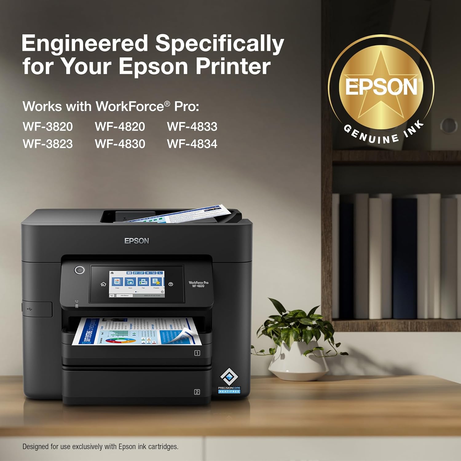 EPSON 822 DURABrite Ultra Ink High Capacity Black & Standard Color Cartridge Combo Pack (T822XL-BCS) image 3