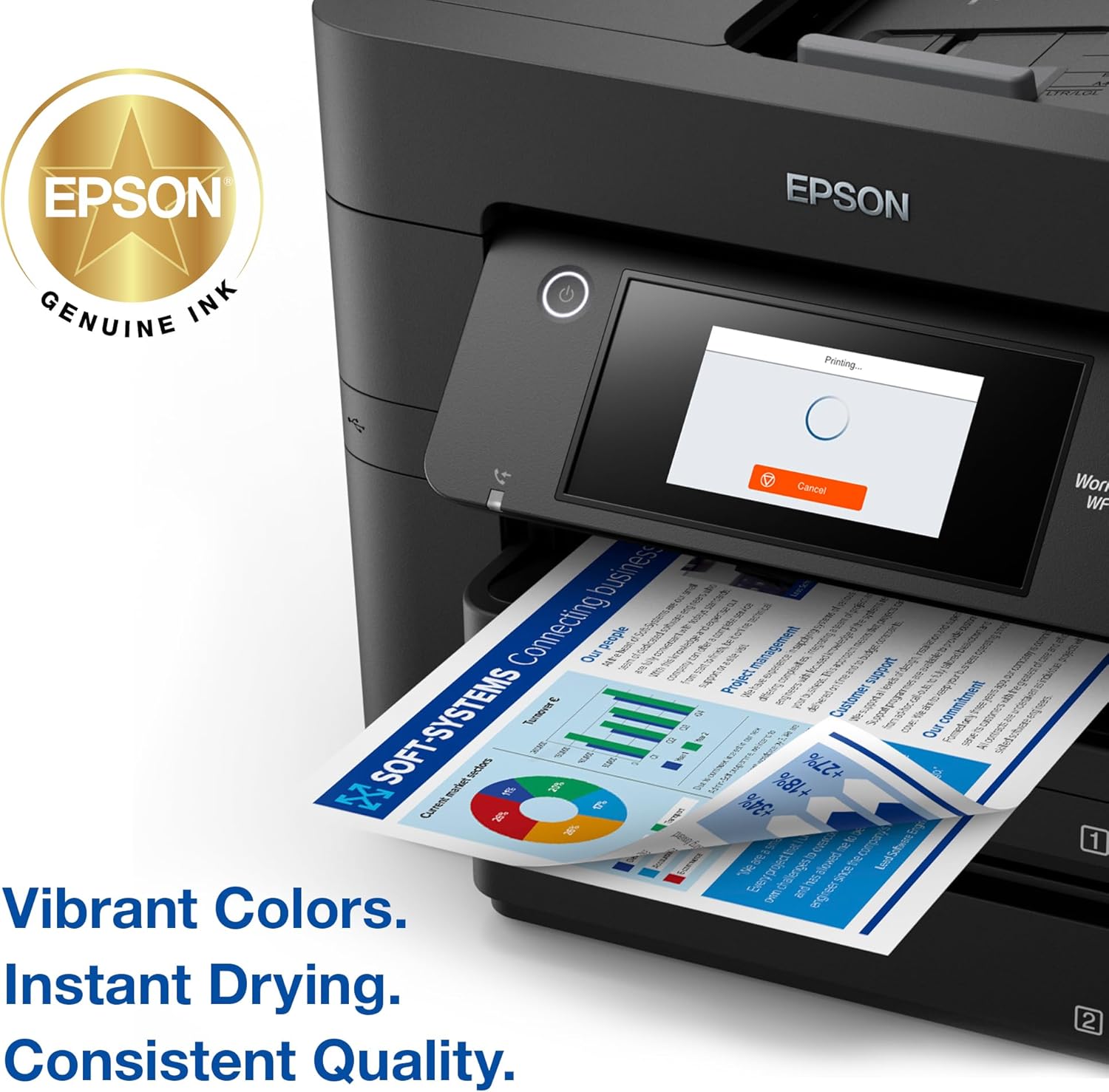 EPSON 822 DURABrite Ultra Ink High Capacity Black & Standard Color Cartridge Combo Pack (T822XL-BCS) image 4