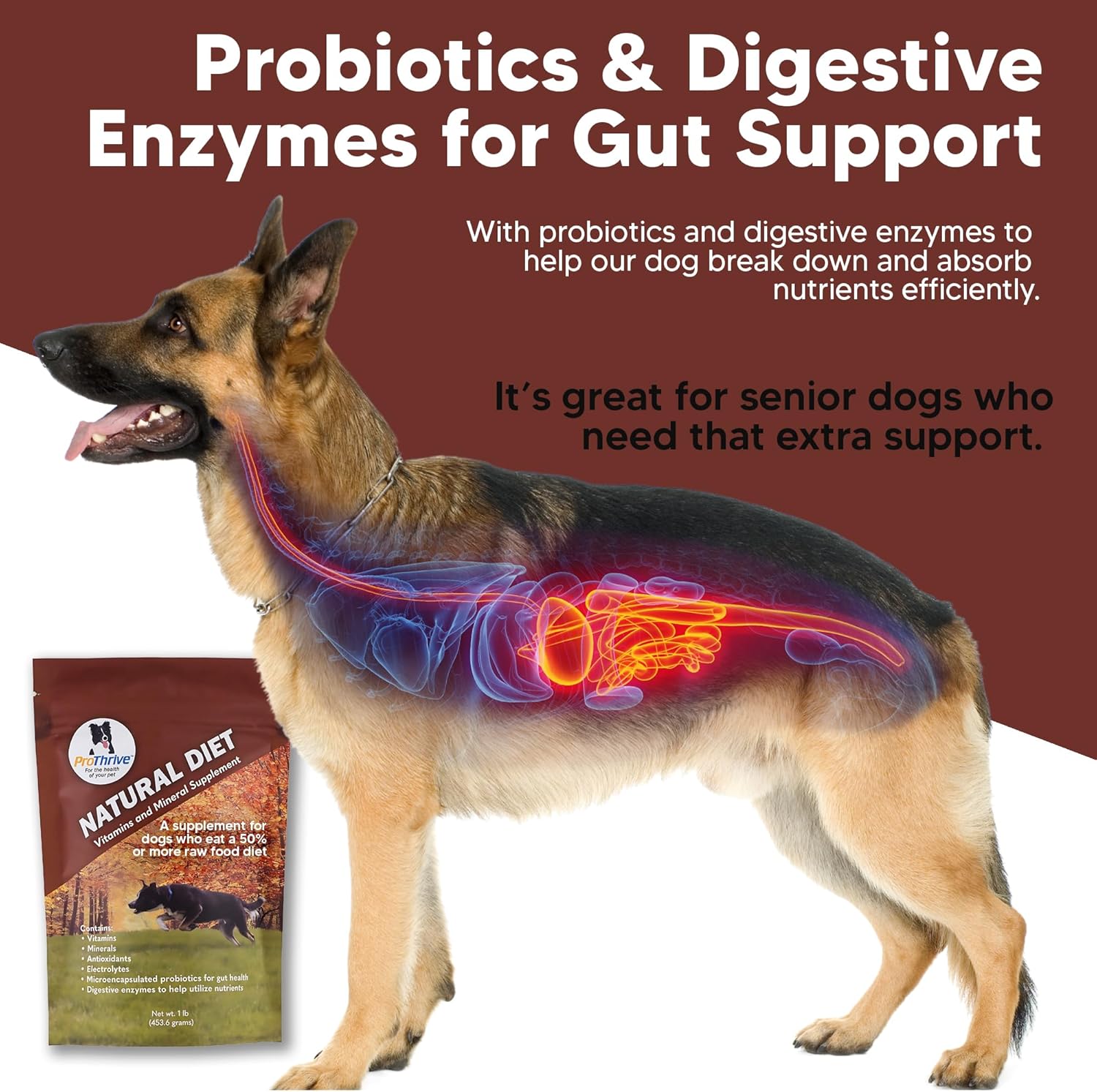 Formulated Canine Natural Diet Vitamins Supplement 1lb image 4