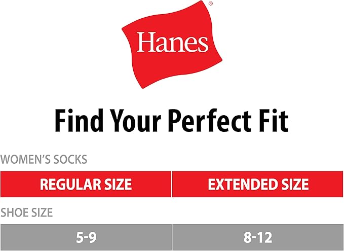 Hanes Women's Socks Pack, Ankle, Crew, No Show Socks, Moisture-wicking, Multi Pack image 3