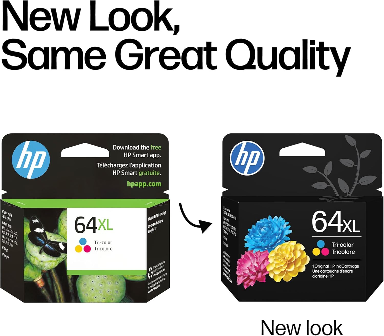 HP 64XL Tri-Color High-Yield Ink Cartridge Printers | N9J91AN image 3