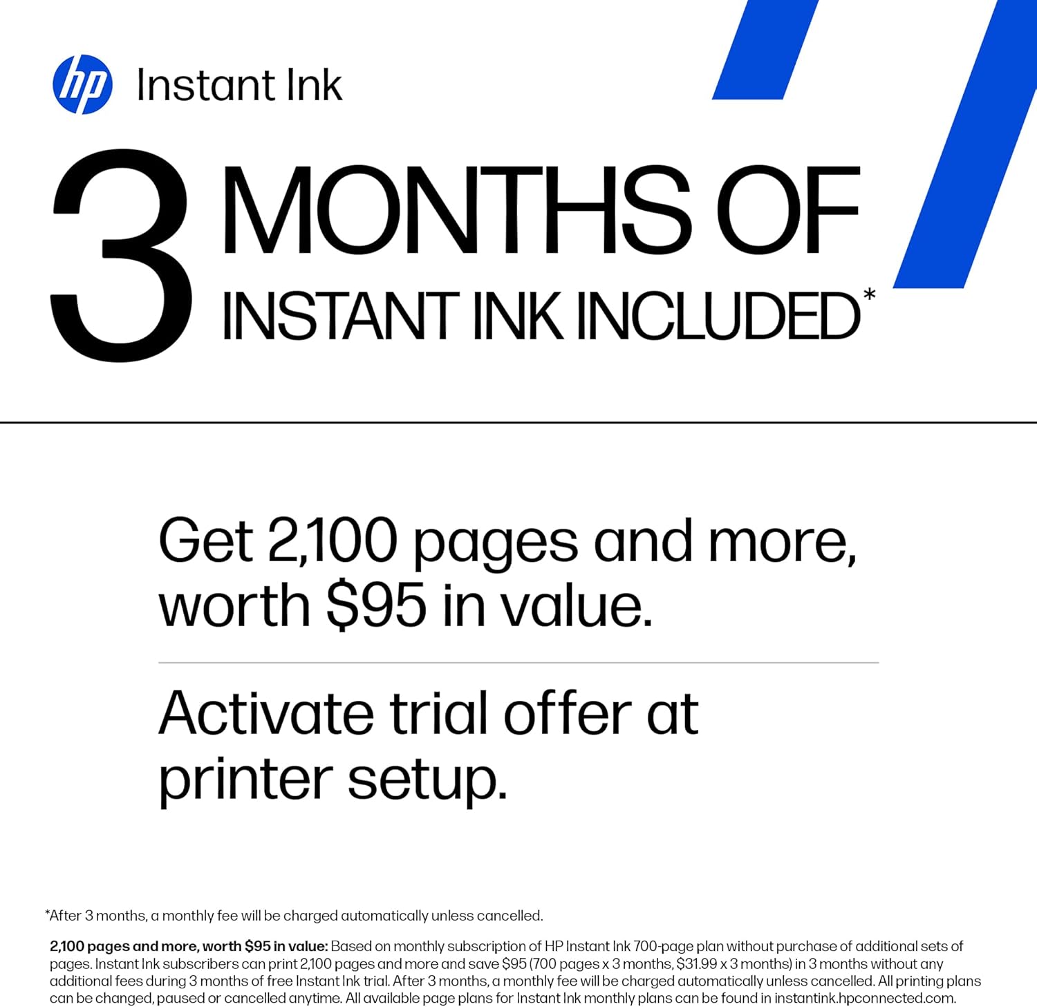 HP DeskJet 2855e Wireless All-in-One Color Inkjet Printer, Scanner, Copier, Best-for-home, 3 month Instant Ink trial included. This printer is only 2.4 ghz capable. (588S5A) image 4