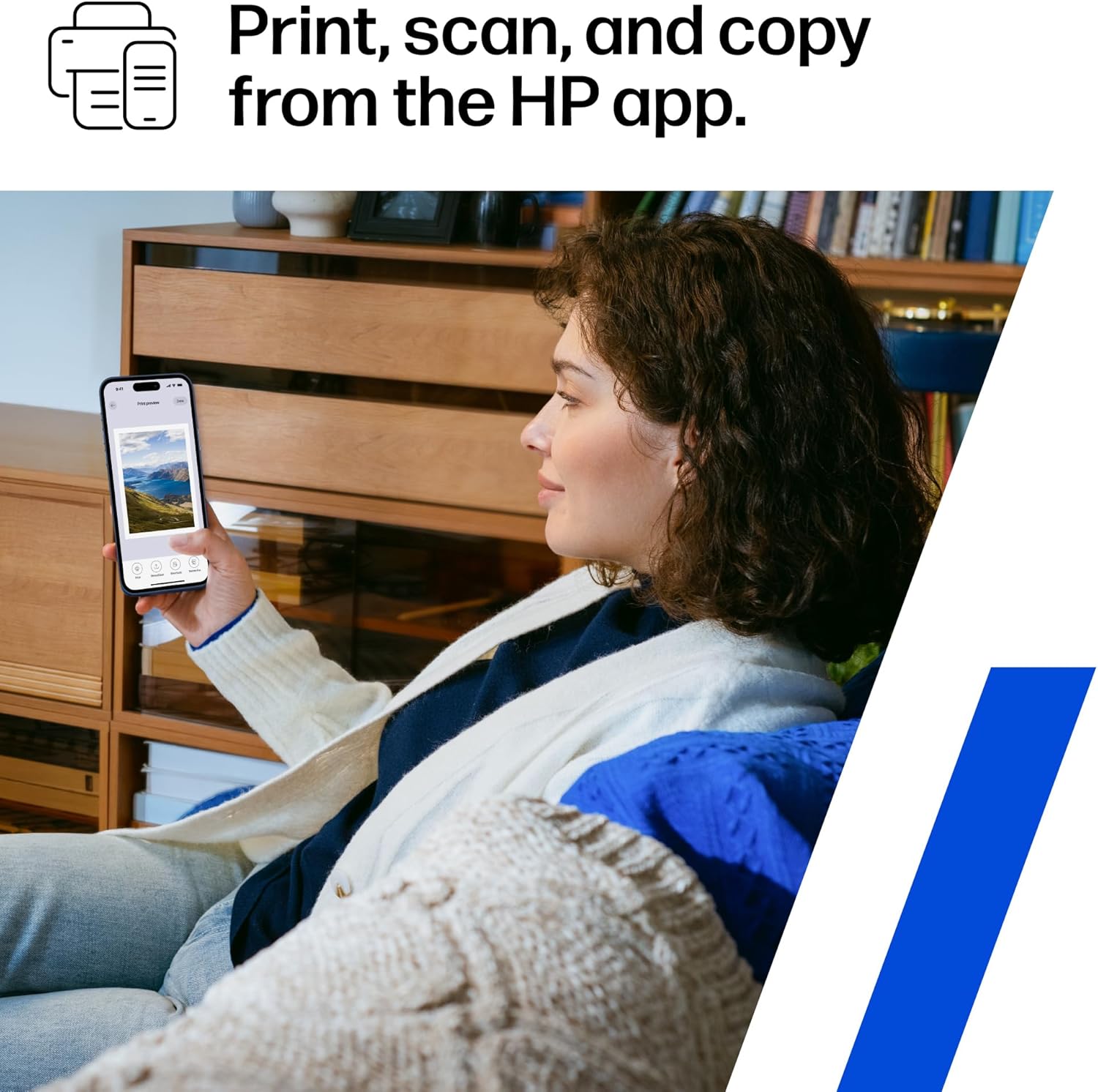HP DeskJet 2955 Wireless All-in-One Color Inkjet Printer, Scanner, Copier, Best-for-Home, 3 Month Trial of Instant Ink Included, AI-Capable (A24HJA) image 5
