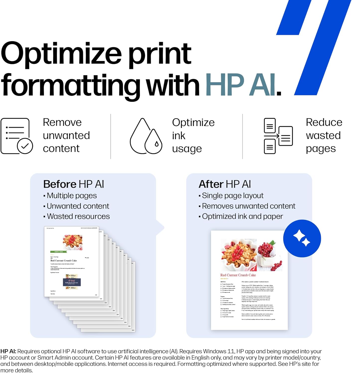 HP DeskJet 4355 Wireless All-in-One Color Inkjet Printer, Scanner, Copier, Best-for-Home, 3 Month Trial of Instant Ink Included, AI-Capable (AJ4Y0A) image 4