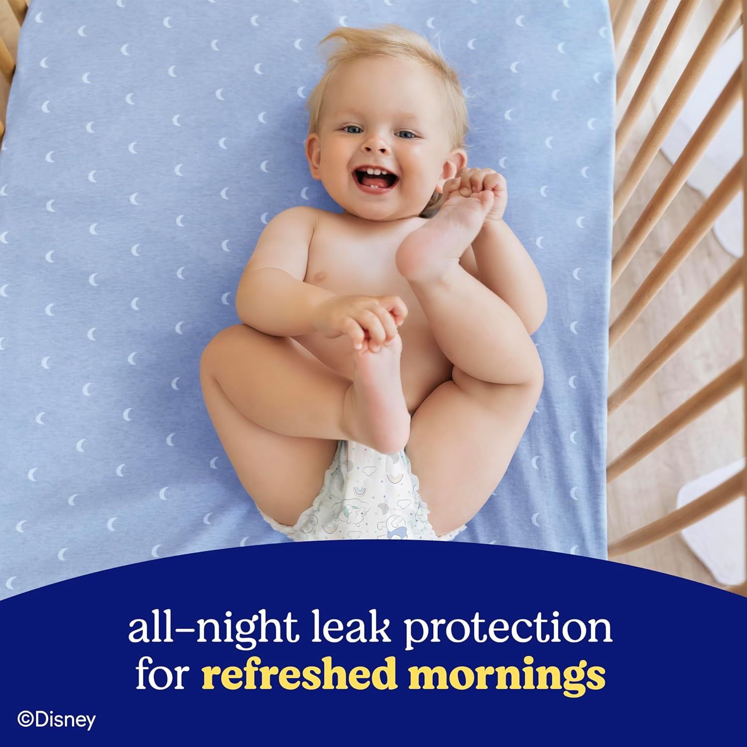 Huggies Size 5 Overnites Baby Diapers: Overnight Diapers, Size 5 (27+ lbs), 100 Ct (2 Packs of 50), Packaging May Vary image 7