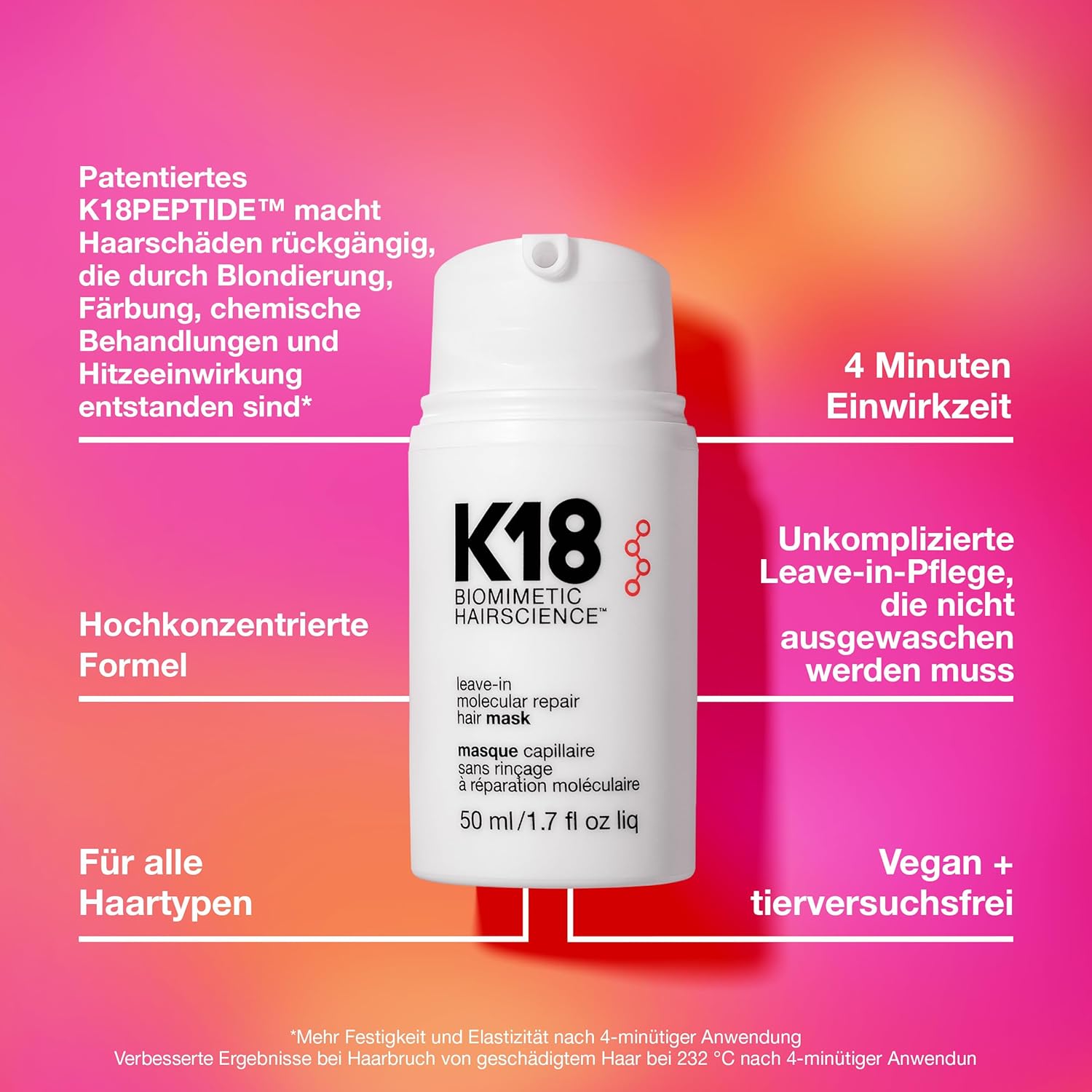 K18 Leave-In Repair Hair Mask image 2