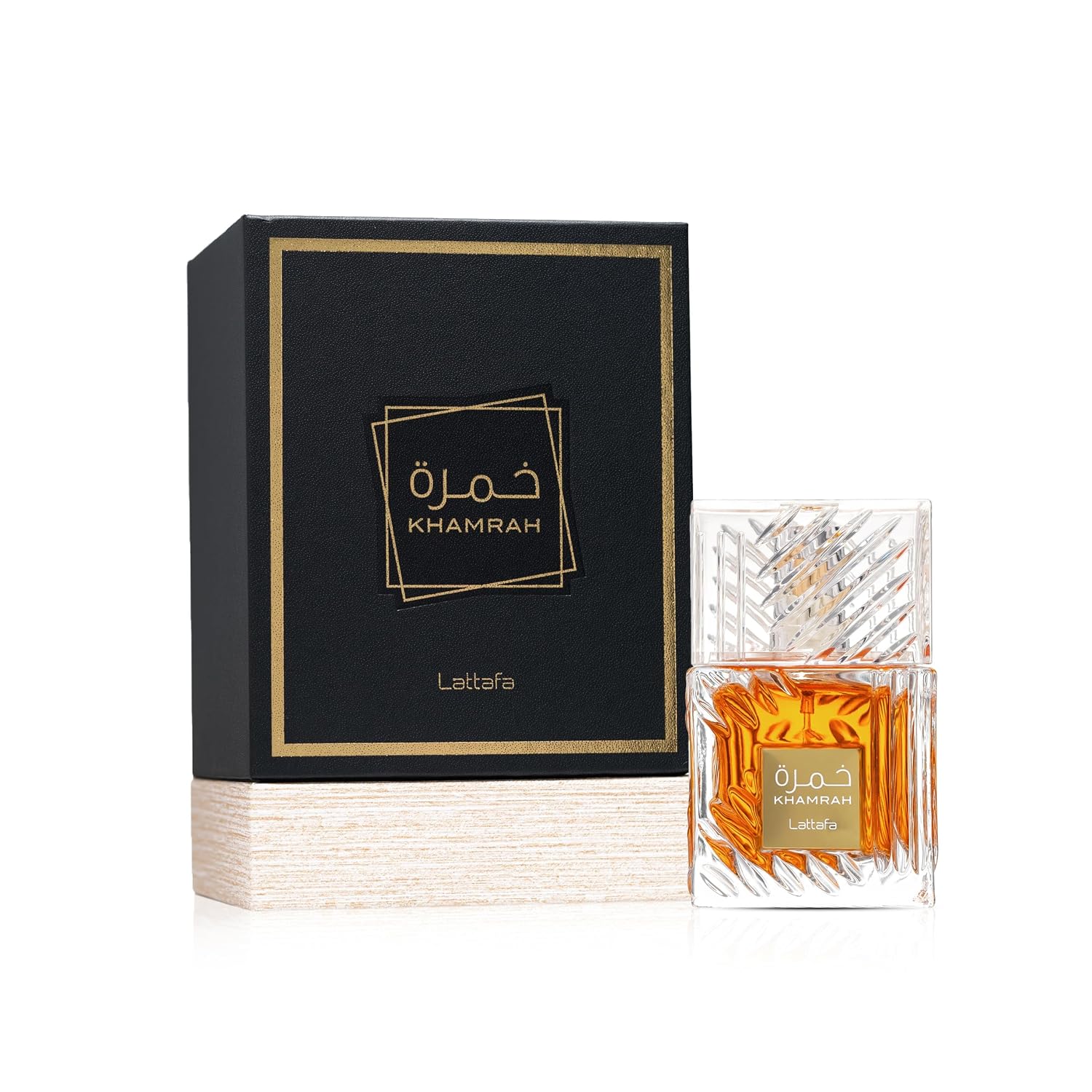 Lattafa Khamrah - Vanilla, Warm Spicy, Amber, Cinnamon - Eau de Parfum Long-Lasting Fragrance for Unisex, 3.40 Ounce / 100 ml image 2