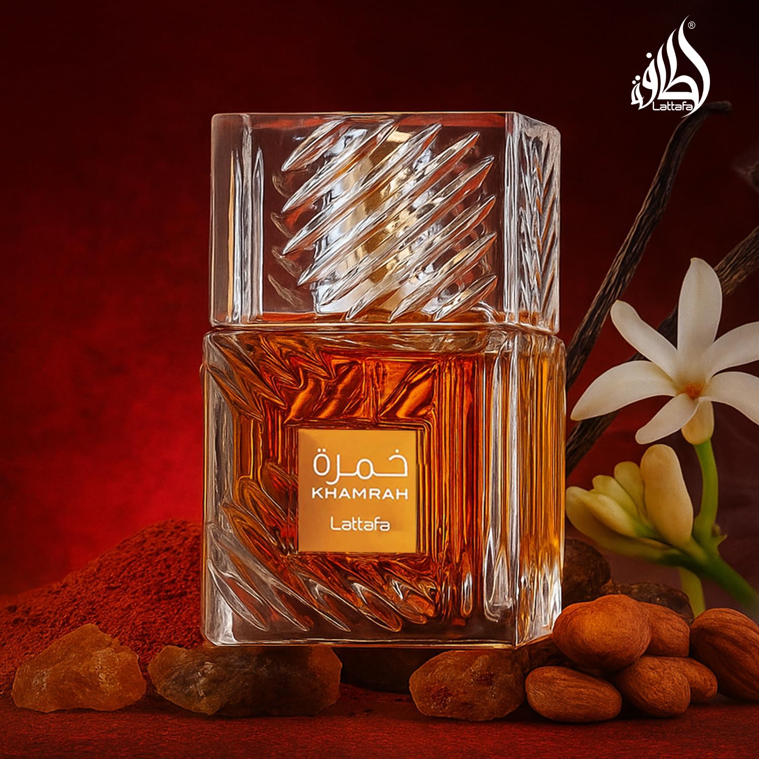 Lattafa Khamrah - Vanilla, Warm Spicy, Amber, Cinnamon - Eau de Parfum Long-Lasting Fragrance for Unisex, 3.40 Ounce / 100 ml image 3