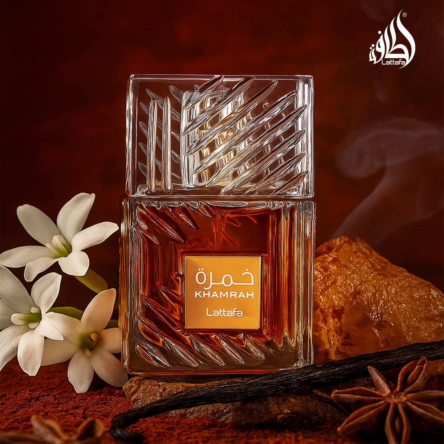 Lattafa Khamrah - Vanilla, Warm Spicy, Amber, Cinnamon - Eau de Parfum Long-Lasting Fragrance for Unisex, 3.40 Ounce / 100 ml image 6