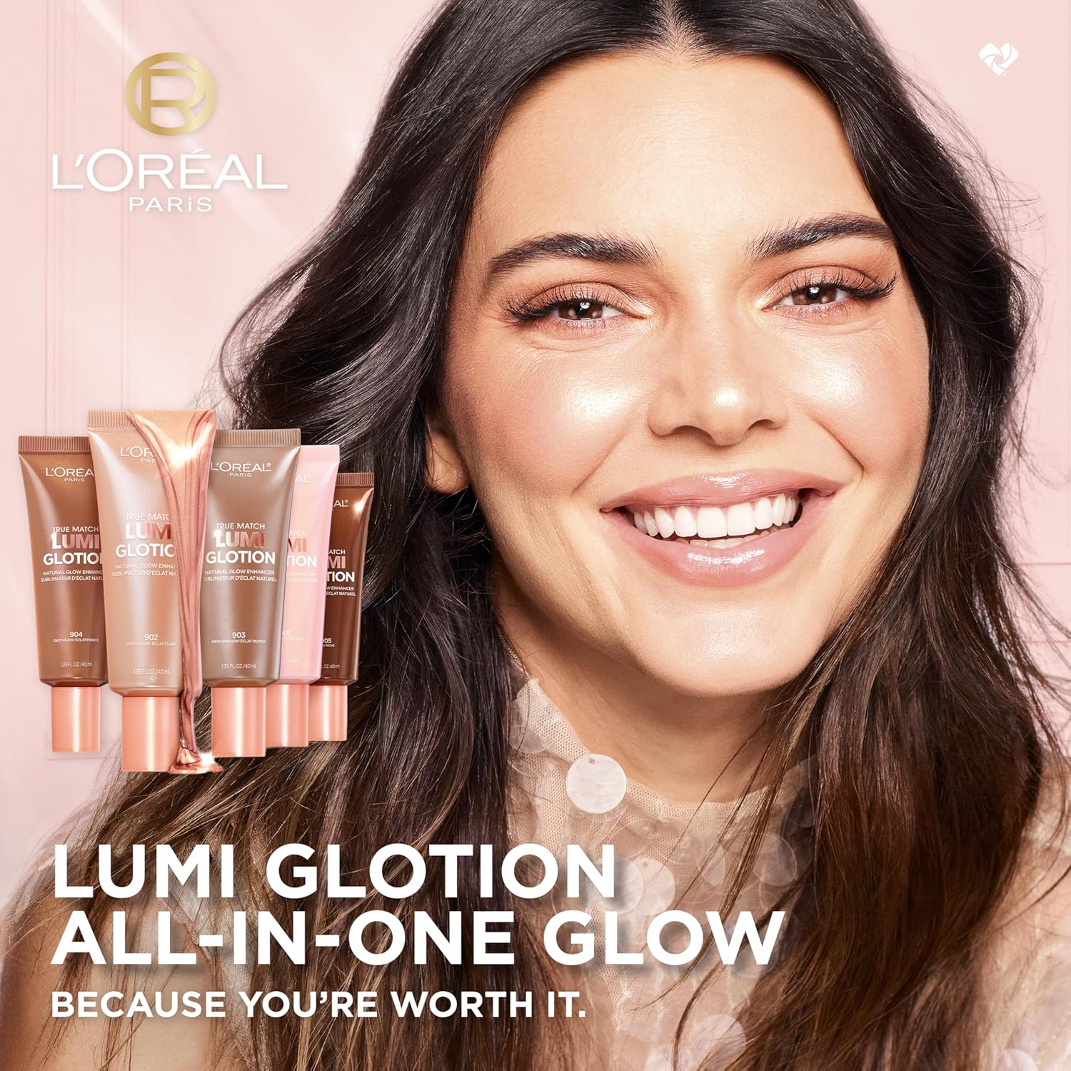 L'Oreal Paris Makeup True Match Lumi Glotion, Natural Glow Enhancer, Illuminator Highlighter, Bronzing Drops For a Sun-Kissed Glow, 903 Medium image 2