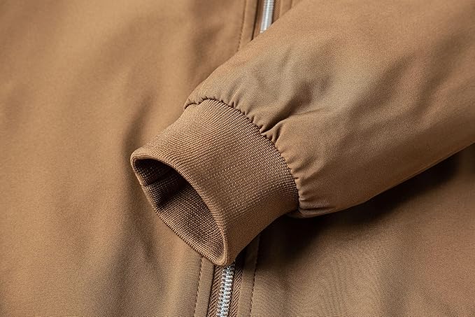 Men's Bomber Jacket Fashion Stylish Lightweight Windbreaker Spring Fall Casual Jackets for Men image 5