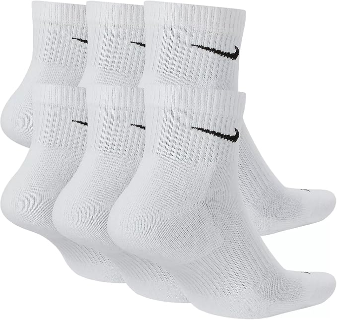 Nike Everyday Plus Dri-FIT Cushioned Ankle Athletic Training Casual Socks - 6 Pack image 2