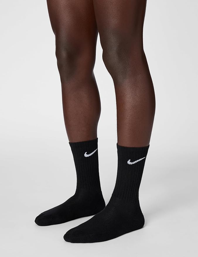 Nike Unisex Adult Everyday Cushioned Training Crew Socks (6-Pack) | Mens and Womens image 2