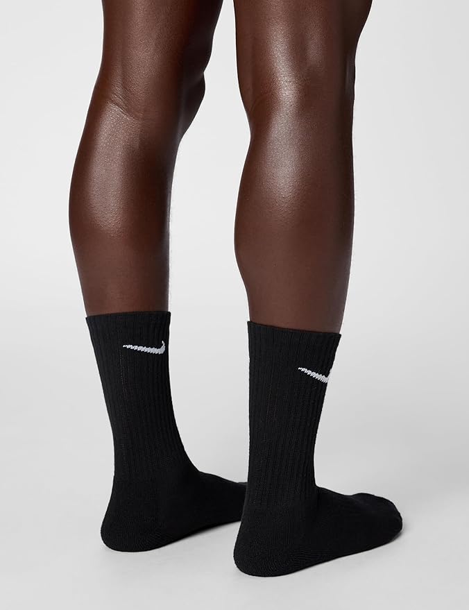 Nike Unisex Adult Everyday Cushioned Training Crew Socks (6-Pack) | Mens and Womens image 3