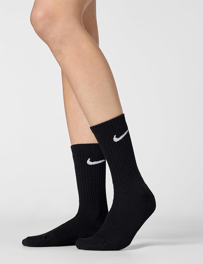 Nike Unisex Adult Everyday Cushioned Training Crew Socks (6-Pack) | Mens and Womens image 4
