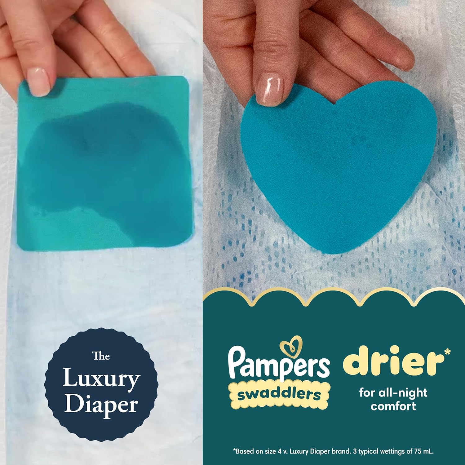 Pampers Swaddlers Diapers, Size 0 (up to 10 lbs), 84 Count, Absorbent, Keeps Baby Dry and Comfortable, Skin Safe Disposable Baby Diaper (Packaging May Vary) image 5