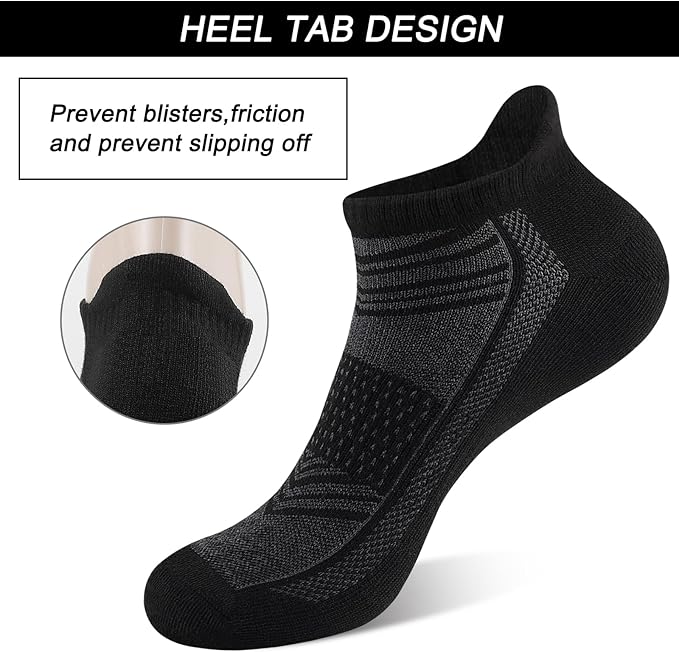shnn 14 Pairs Mens/Womens Ankle Socks Breathable Casual Low Cut Short Socks for Men/Women with Heel Tab image 5
